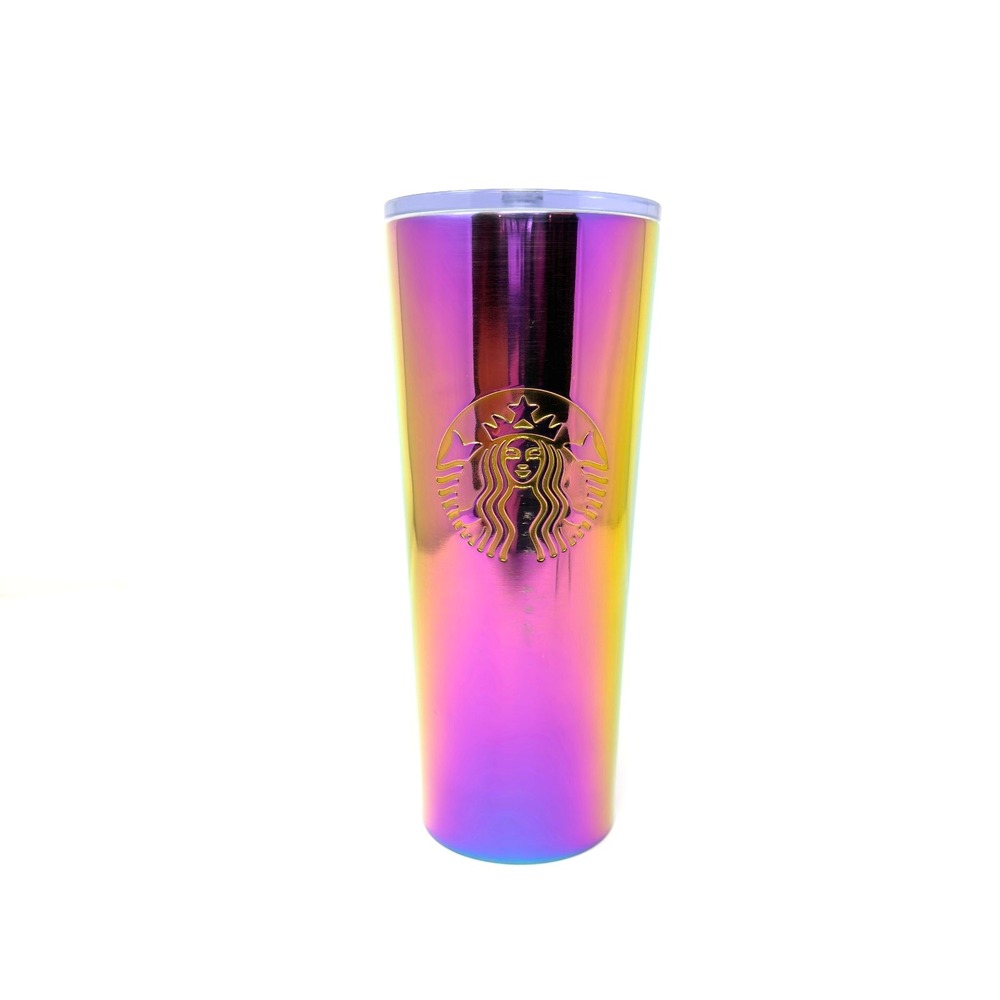 Starbucks 2019 Rainbow Iridescent Stainless Steel Tumbler 24 oz
